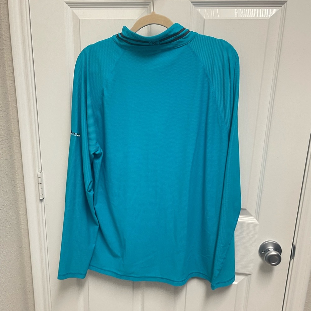 G/FORE Turquoise Quarter Zip Pullover - Picture 12 of 12